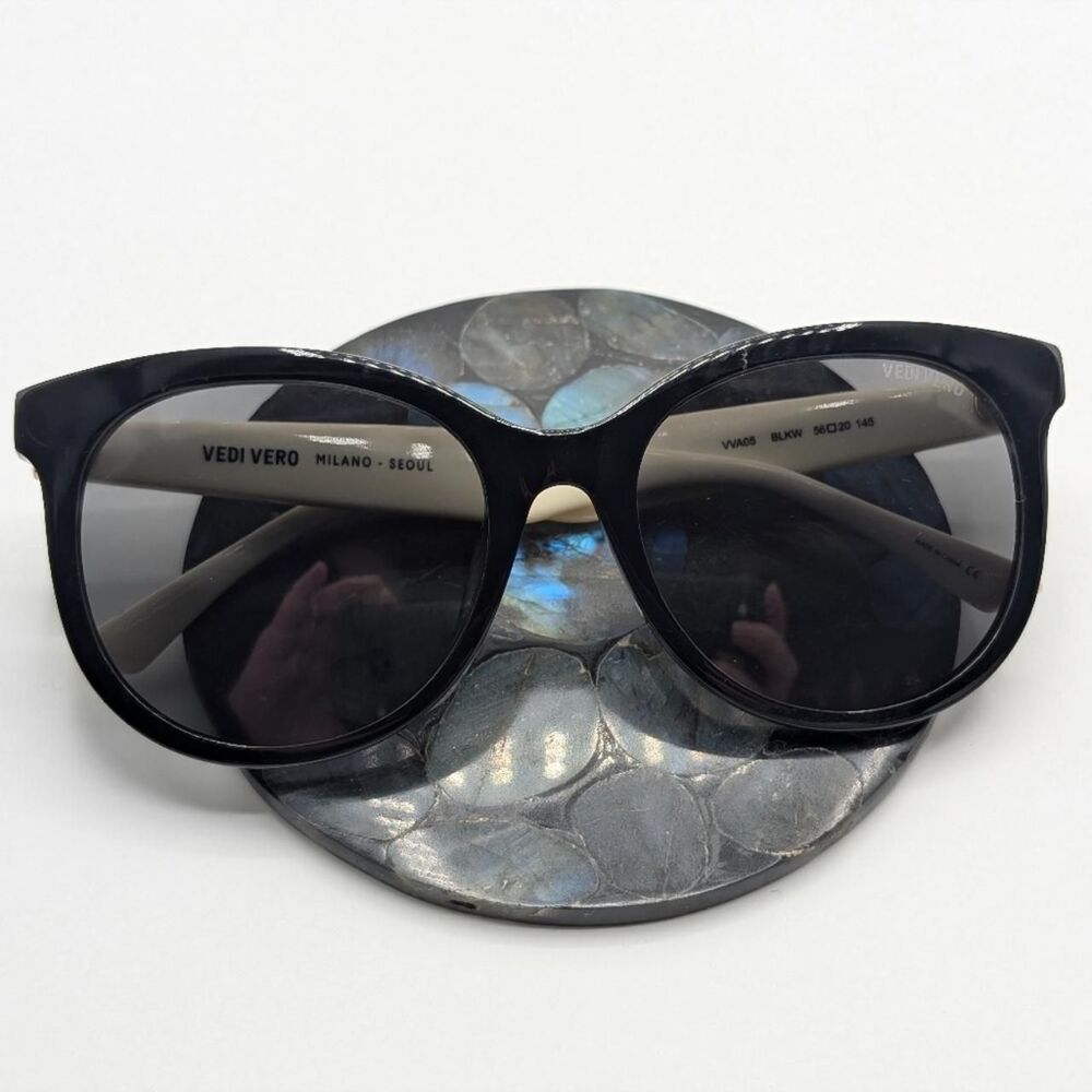 VEDI VERO Sunglasses Korean Brand Oversized Black Sunglasses  VVA05/BLKW